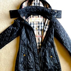Quilted Burberry Brit Coat